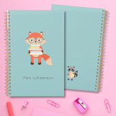 Schattigee vos met boeken Planner