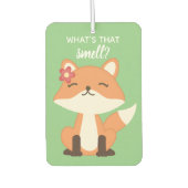 Schattigee vos snuiven de lucht luchtverfrisser (Voorkant)