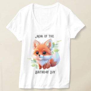 Schattigee vos tekenen boslanddieren bos vrienden t-shirt
