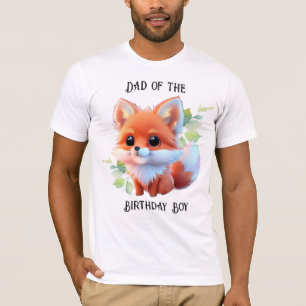 Schattigee vos tekenen boslanddieren bos vrienden t-shirt