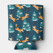 Schattigee vossen: charmante  naadloos blikjeskoeler (Achterkant)