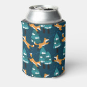 Schattigee vossen: charmante  naadloos blikjeskoeler (Blikje Achterkant)