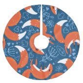 Schattigee vossen:  dierenpatroon kerstboom rok (Voorkant)