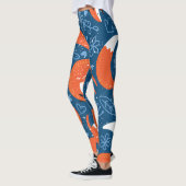 Schattigee vossen: dierenpatroon leggings (Links)