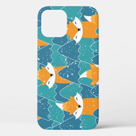 Schattigee vossen illustratie Case-Mate iPhone case (Achterkant)