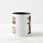 Schattigee vossen - "Meh Growth" Funny Self-Care Mok (Midden)