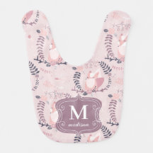 Schattigee vossen roze monogram modern Schattig me