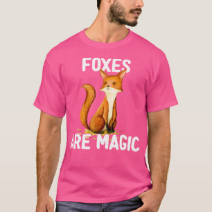 Schattigee vossen zijn magische grappige Waterverf T-shirt
