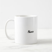 Schattigee vossenschets met naam koffiemok (Links)