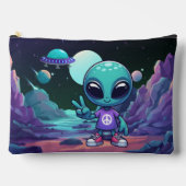 Schattigee Vrede Alien & Ruimteschip Etui (Voorkant)