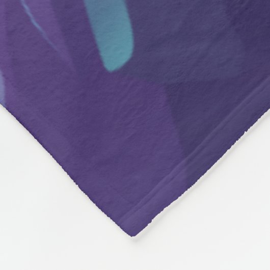 Schattigee Vrede Alien & Ruimteschip Fleece Deken (Hoek)