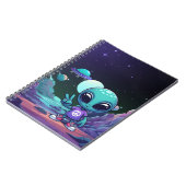 Schattigee Vrede Alien & Ruimteschip Notitieboek (Linkerzijde)