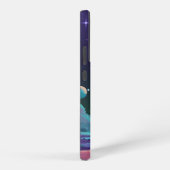 Schattigee Vrede Alien & Ruimteschip Samsung Galaxy Hoesje (Rechterkant)