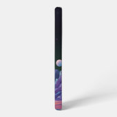 Schattigee Vrede Alien & Ruimteschip Samsung Galaxy Hoesje (Linkerkant)