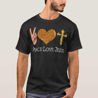 Schattigee Vrede Liefde Jezus - Vrede Liefde Jezus T-shirt