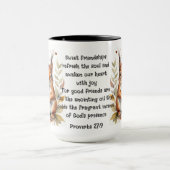 Schattigee vriend Eekhoorns Spreuken Vriendschap Q Mok (Midden)