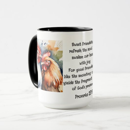 Schattigee Vriend Kippen Spreuken Vriendschap Quot Mok (Voorkant links)
