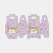 Schattigee Vriendelijke Dinosaurussen Meisje Verja Bedankdoosjes (Uitgevouwen)