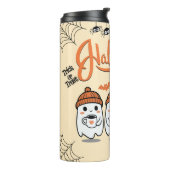 Schattigee vriendelijke geesten thermosbeker (Gedraaid links)