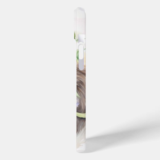 Schattigee Vriendelijke Luiaard Waterverf schilder Case-Mate iPhone Case (Achterkant / Links)