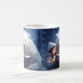 Schattigee Vrienden - Polar Beer & Meisje Een Boek Koffiemok (Center)