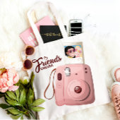 Schattigee vrienden voor altijd Foto met Retro Min Sticker