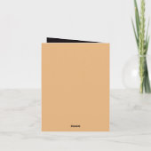 Schattigee vriendschap bericht toevoegen kaart (Achterkant)