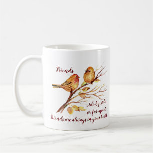 Schattigee Vriendschap Vogels & Quote Koffiemok