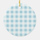 Schattigee vrolijke en lichte santa sleigh kerst keramisch ornament (Achterkant)