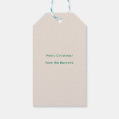 Schattigee vrolijke & heldere Confetti roze vakant Cadeaulabel (Achterkant)