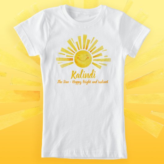 Schattigee vrolijke heldere naam betekent Kalindi T-shirt