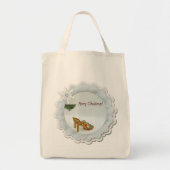 Schattigee vrolijke kerst boodschappentas! tote bag (Voorkant)
