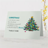 Schattigee vrolijke kerst Kaart, vrolijke kerst Ka Kaart (Gele Bloem)