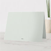 Schattigee vrolijke kerst Kaart, vrolijke kerst Ka Kaart (Achterkant)