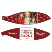 Schattigee vrolijke kerst papa familiefoto basketbal (Panelen)