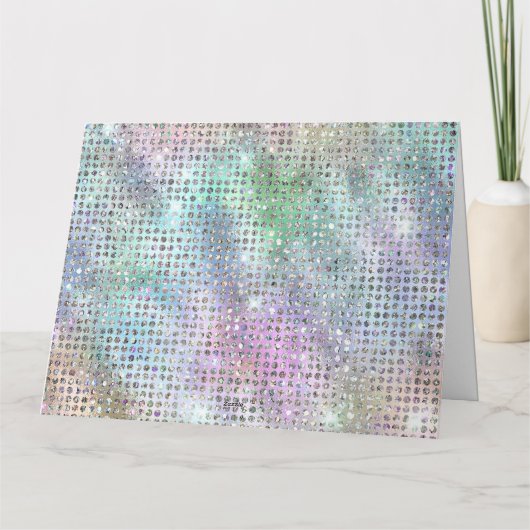 Schattigee vrolijke kerst sneeuwman pastel glitter kaart (Achterkant)
