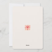 Schattigee vrolijke kerstfotokaart een Afbeelding Feestdagenkaart (Achterkant)