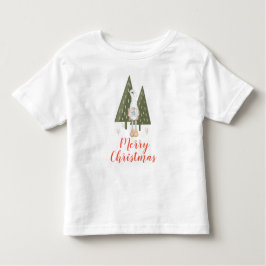Schattigee Vrolijke Kerstmis Gnome Bluebird Kinder Shirts