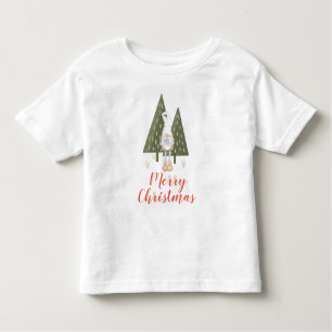 Schattigee Vrolijke Kerstmis Gnome Bluebird Kinder Shirts