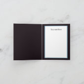 Schattigee vrolijke kerstpinguïn feestdagen kaart (Binnen)