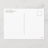 Schattigee vrolijke kerstwinterteckel feestdagenkaart (Achterkant)