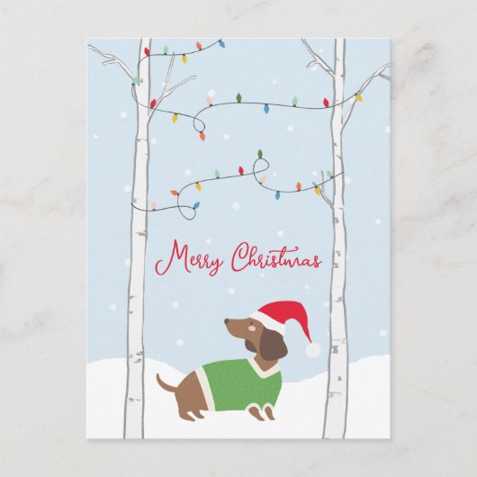 Schattigee vrolijke kerstwinterteckel feestdagenkaart