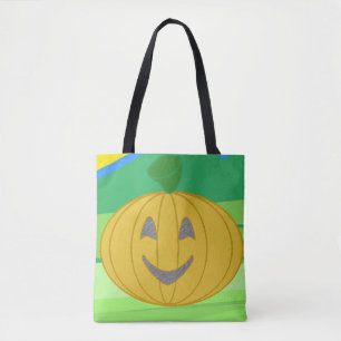 Schattigee Vrolijke Oogst Pompoen Sinaasappel Hall Tote Bag