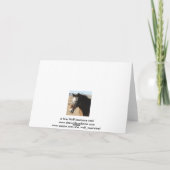 Schattigee vrouw Afstuderen Equine D.V.M. Gefelici Kaart (Achterkant)