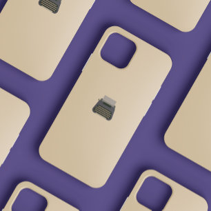 Schattigee  vrouwelijke minimalistische typemachin iPhone 12 mini hoesje