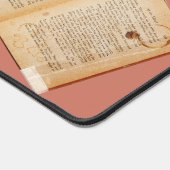 Schattigee Vrouwelijke Roze Bakkerij Collage Mixed Bureaumat (Hoek)