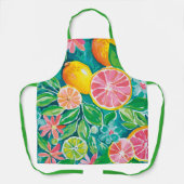 Schattigee Vrouwen Citrus All Over Print Schort (Voorkant)