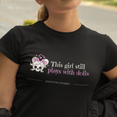 Schattigee vrouwen paranormale onderzoeker spookja t-shirt