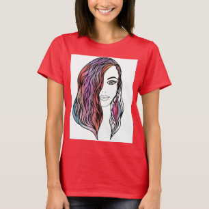 Schattigee vrouwen T-shirt met een afbeelding