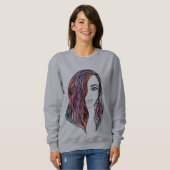 Schattigee vrouwen T-shirt met een afbeelding (Voorkant volledig)